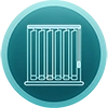 vertical blinds icon 100x100
